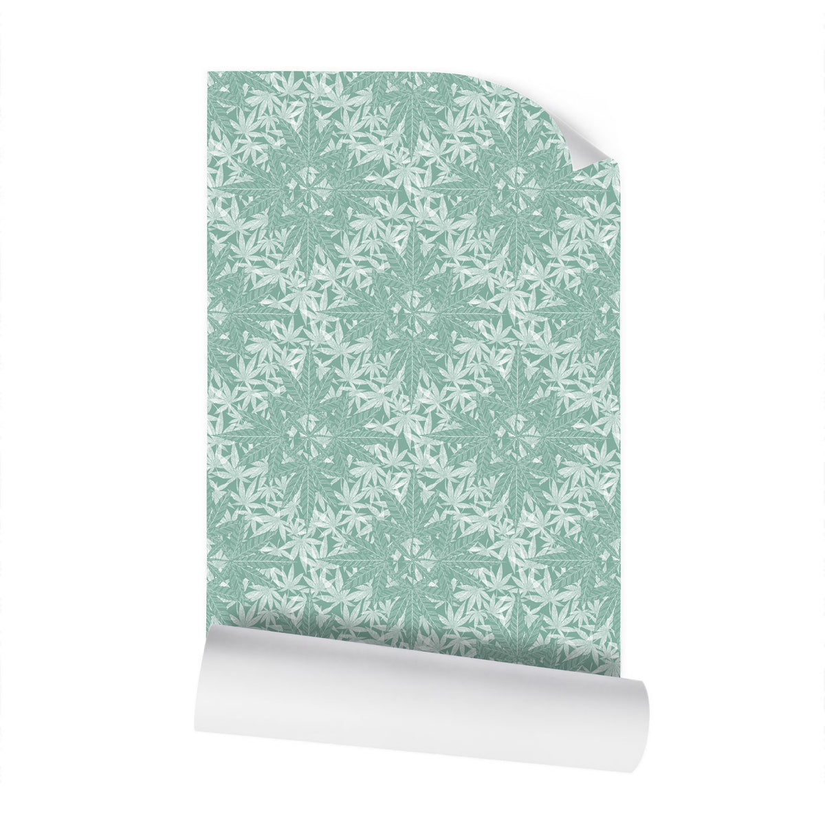 Cannabis Dreamcatcher Light Green - Medium Wallpaper Print