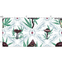 IVI LIFE - Mushroom Pattern w/ Cannabis Leaves