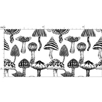IVI - Mushroom Pattern - Black Line