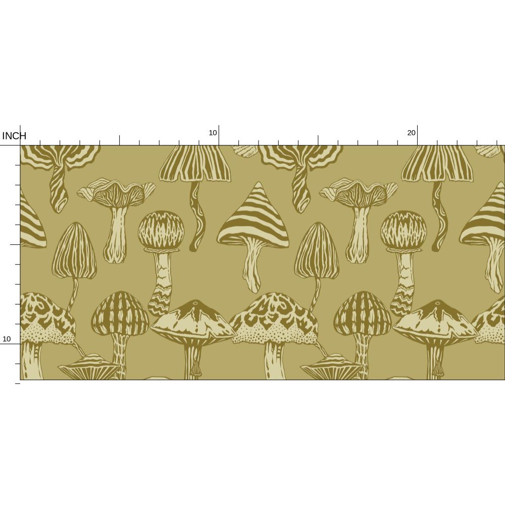 IVI - Mushroom Pattern - Gold