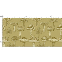 IVI - Mushroom Pattern - Gold
