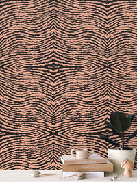 IVI Abstract Gills Large Pattern - Black Orange
