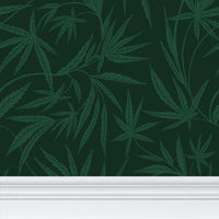 Cannabis IVI Green - Large Wallpaper Print