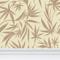 Cannabis IVI Brown Sand - Large Wallpaper Print