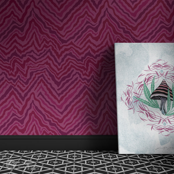 IVI - Gills Pattern Red Purple