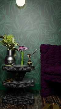 Cannabis IVI Green - Large Wallpaper Print