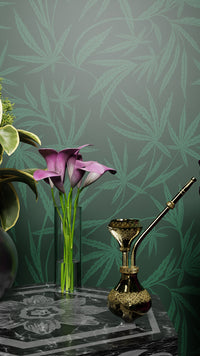 Cannabis IVI Green - Large Wallpaper Print