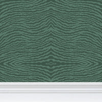 IVI Abstract Gill Pattern - Green on Green