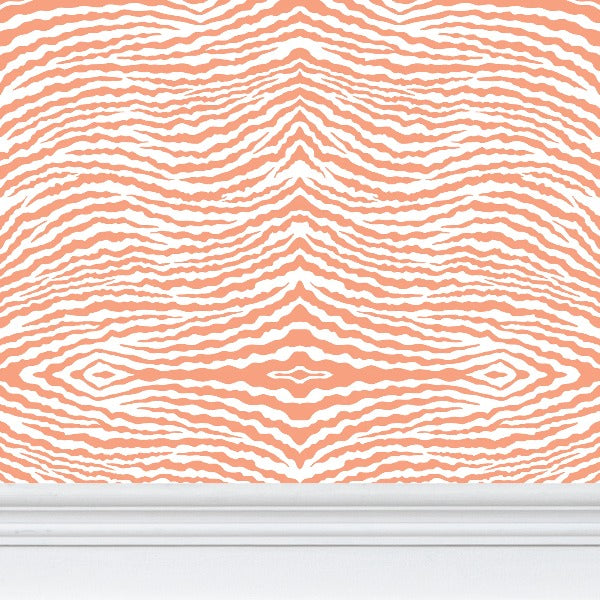 IVI Abstract Gills Large Pattern - Orange White