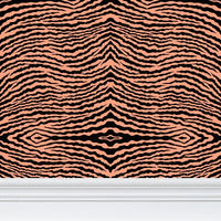 IVI Abstract Gills Large Pattern - Black Orange