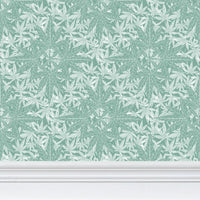 Cannabis Dreamcatcher Light Green - Medium Wallpaper Print