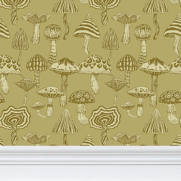 IVI - Mushroom Pattern - Gold