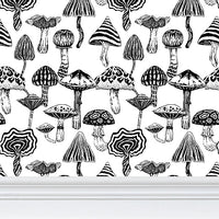 IVI - Mushroom Pattern - Black Line